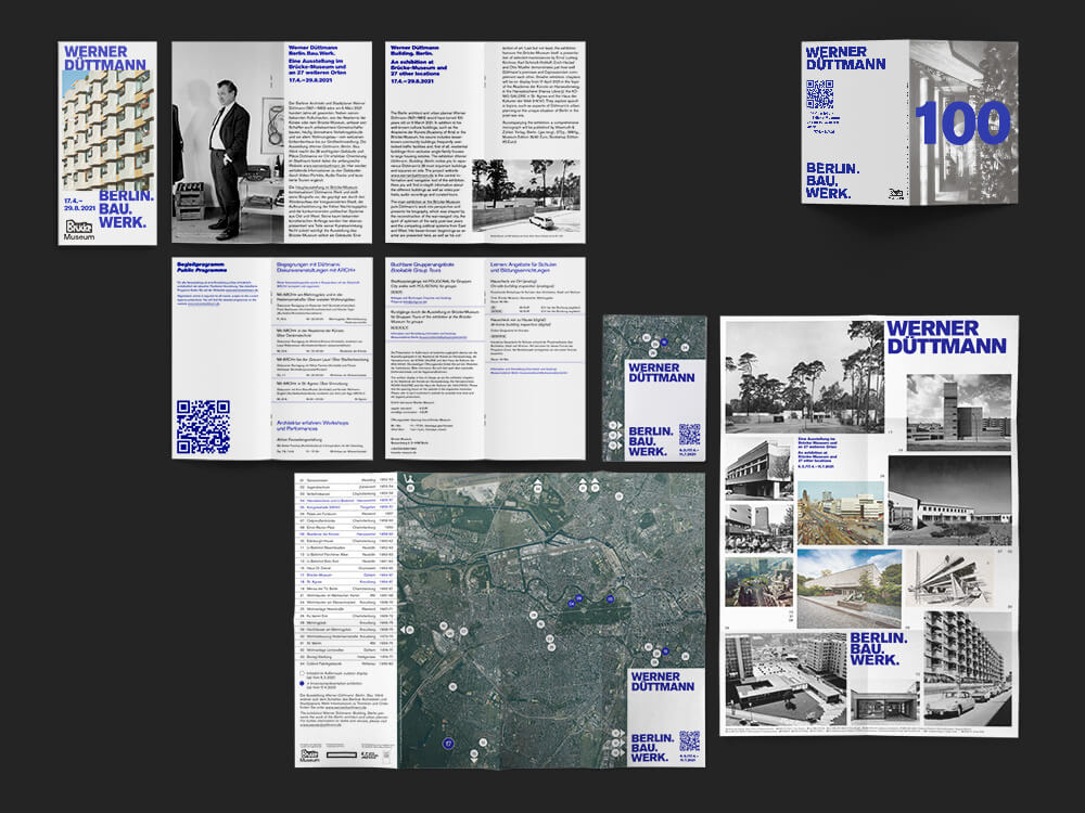 „Werner Duettmann — Berlin. Bau. Werk.“ – Ausstellungskommunikation