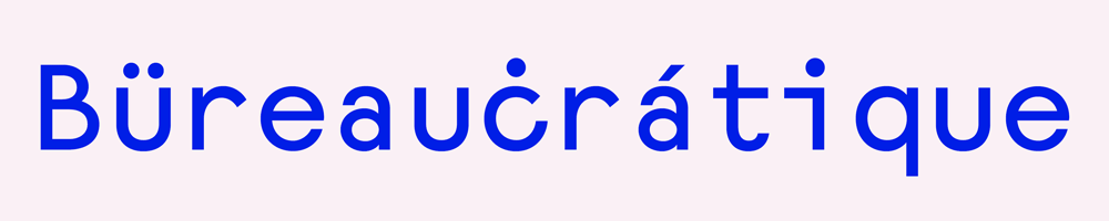 Monoela – Typedesign